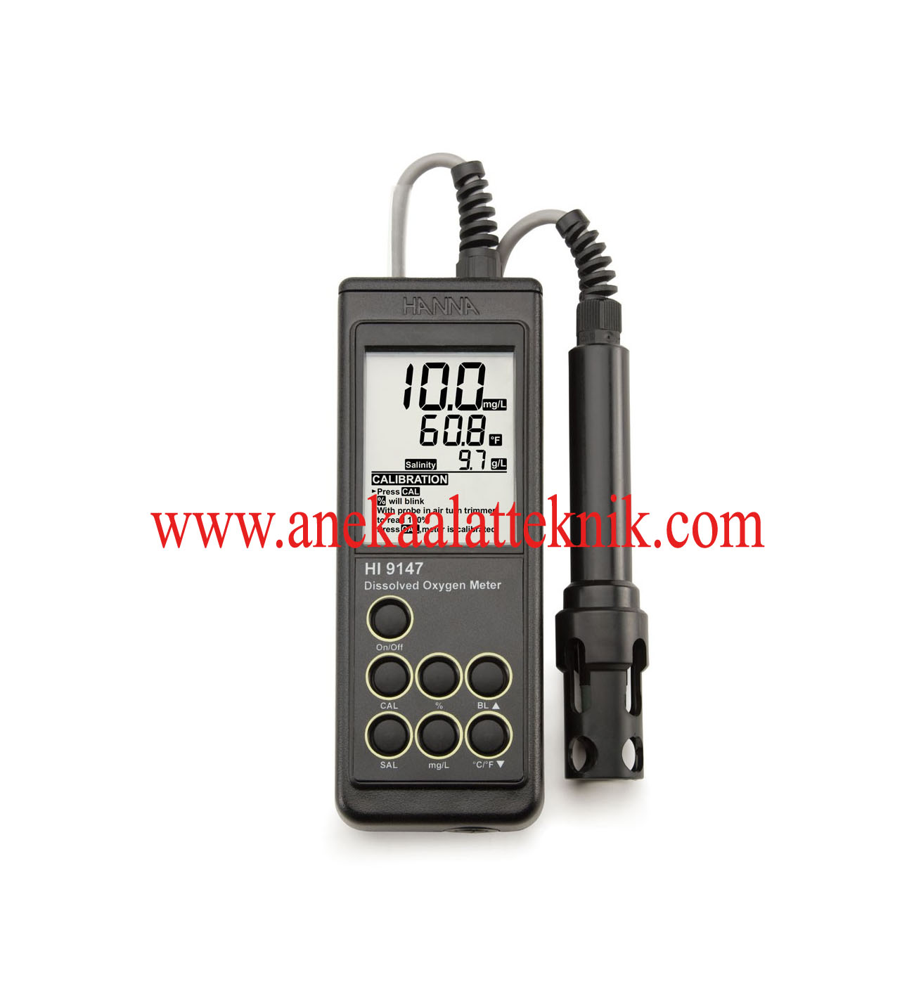 Jual Portable Galvanic Dissolved Oxygen Meter HANNA HI 9147