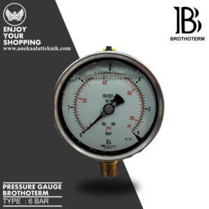 pressure gauge brothoterm 6 bar