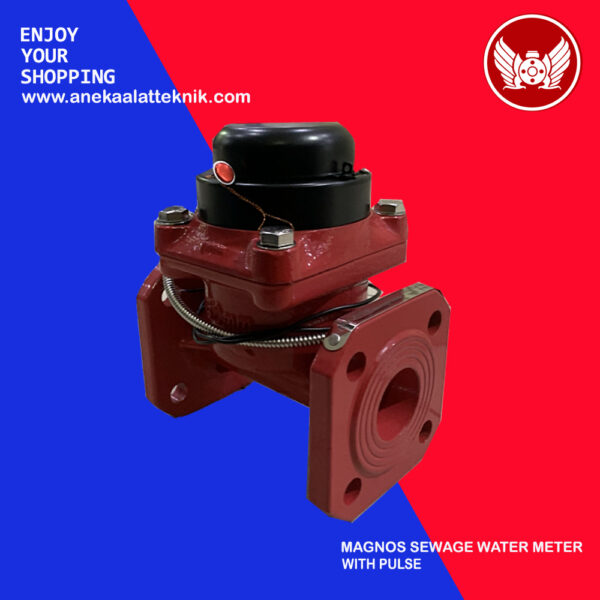 Water meter air limbah with pulse