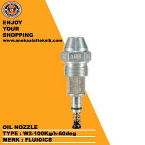 Oil Nozzle Fluidics Type W2-100Kg/h-60deg