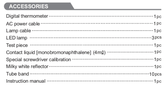 image974 ATAGO ABBE REFRACTOMETER ATAGOV NAR-1T SOLID