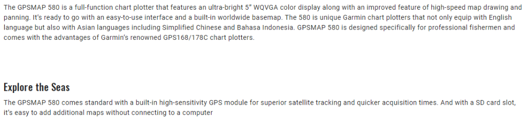 Garmin-580-585-features Garmin GPS Map Merk Garmin 78S