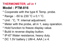 THERMOMETER-ALL-IN-1-LUTRON-PTM-816 LUTRON THERMOMETER ALL IN 1 MERK LUTRON PTM-816
