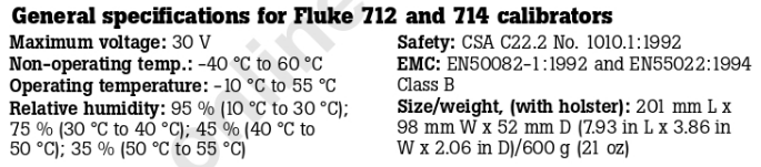 image1244-1 FLUKE THERMO CALIBRATOR MERK FLUKE 712 FLUKE 714