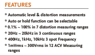 image850 GW Instek Automatic Distortion Meter Merk GW Instek GAD-201G