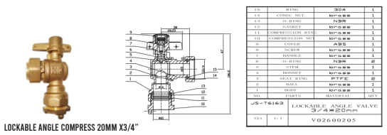 lockable-angle-compress-20mmx34-pp lockable angle compress 20mm x 3/4 Merk Hoco